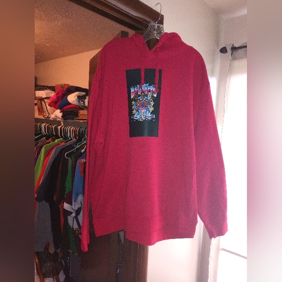 3xl red men custome hoodie - Picture 3 of 5
